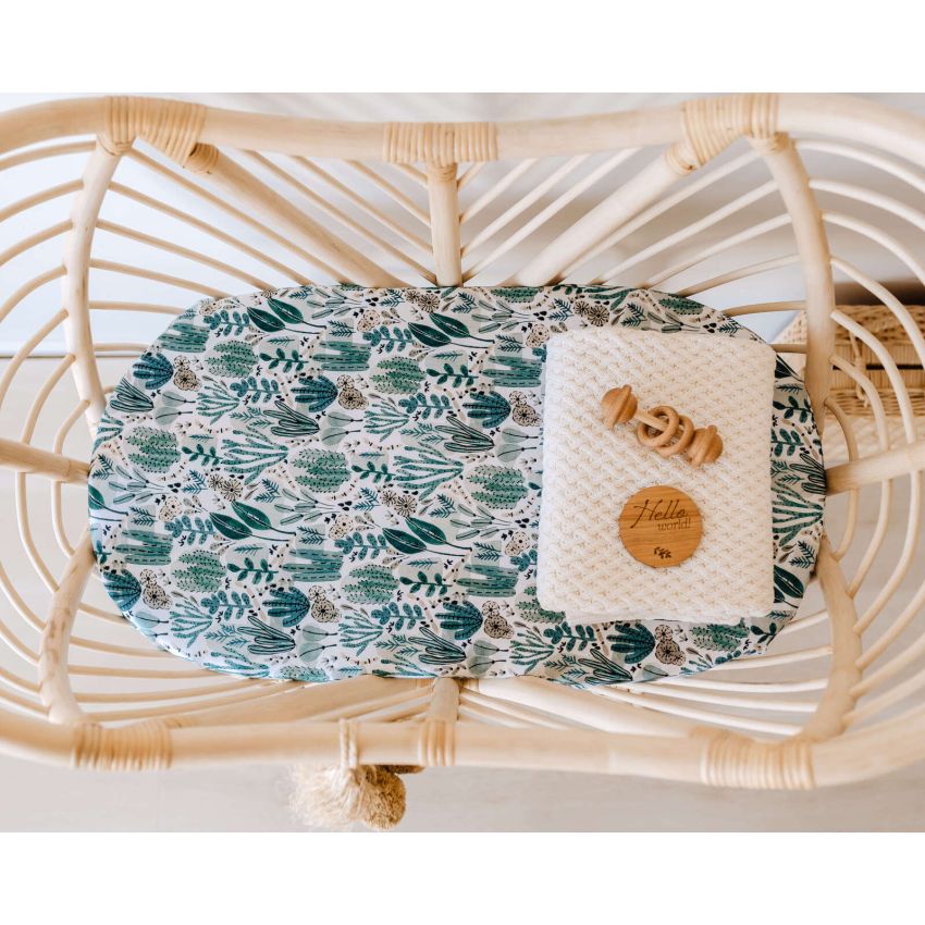 Snuggle Hunny - Spannbezug für Wiege, Kinderwagen & Wickelmatte Arizona