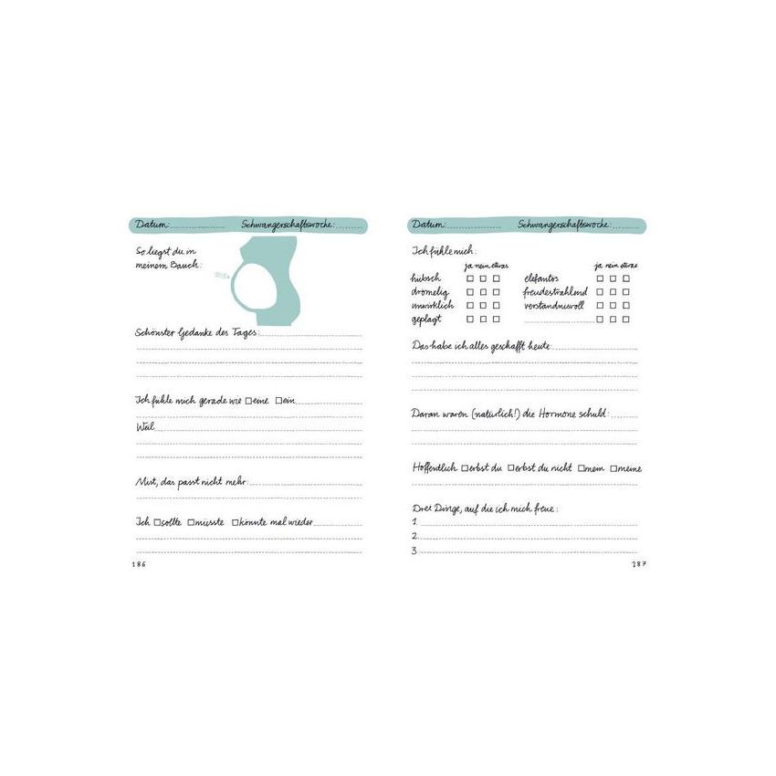 Mosaik Verlag - Tagebuch - Meine Schwangerschaft