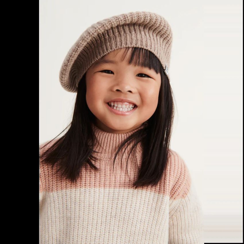 LIEWOOD - Borg Beret Oat Melange