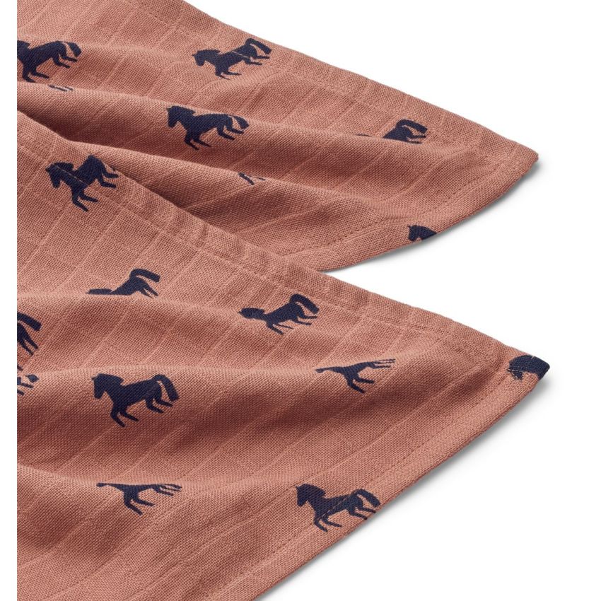 LIEWOOD - Muslin Set Lewis Horses Dark