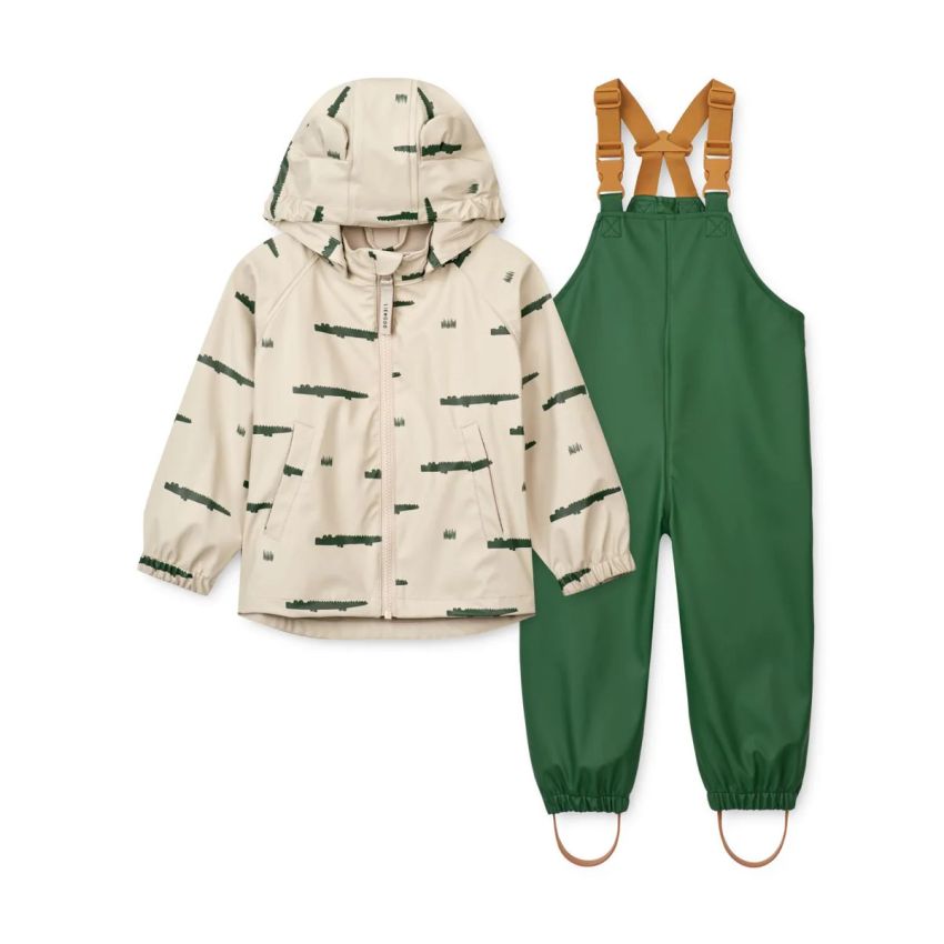 LIEWOOD - Melodi Regenbekleidungsset Krokodil