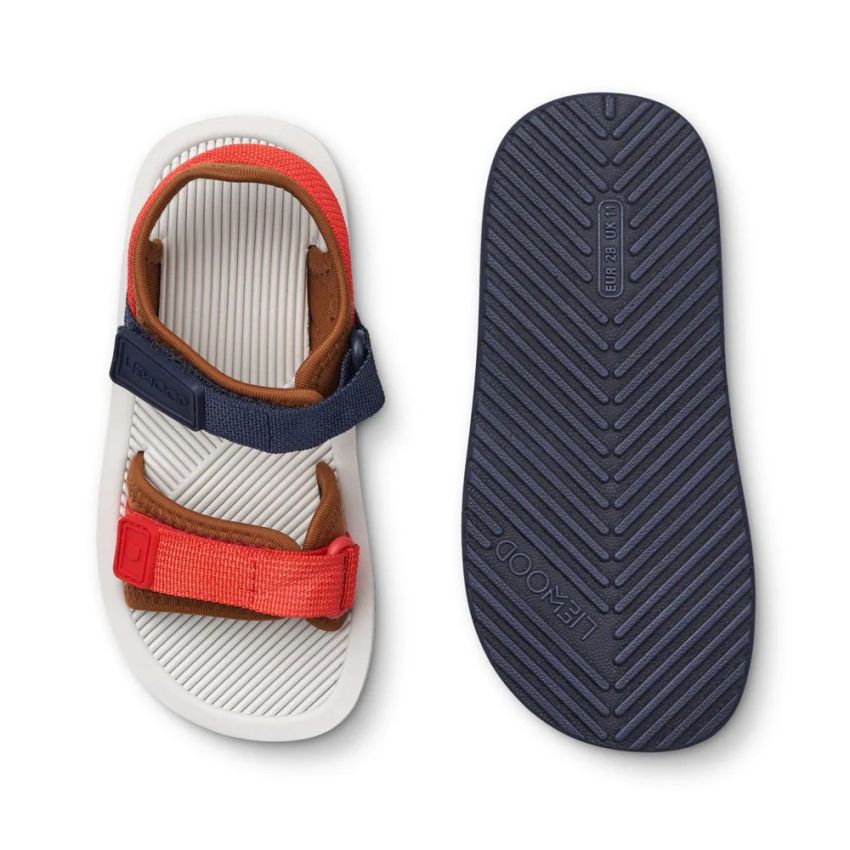 LIEWOOD - Monty Sandale extraleicht Midnight Navy Red