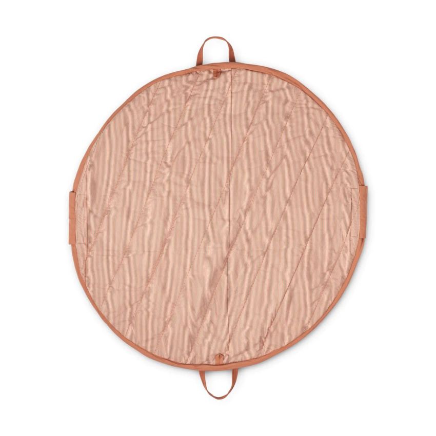 LIEWOOD - Svende Spielteppich Aufbewahrungssack Rose Stripe