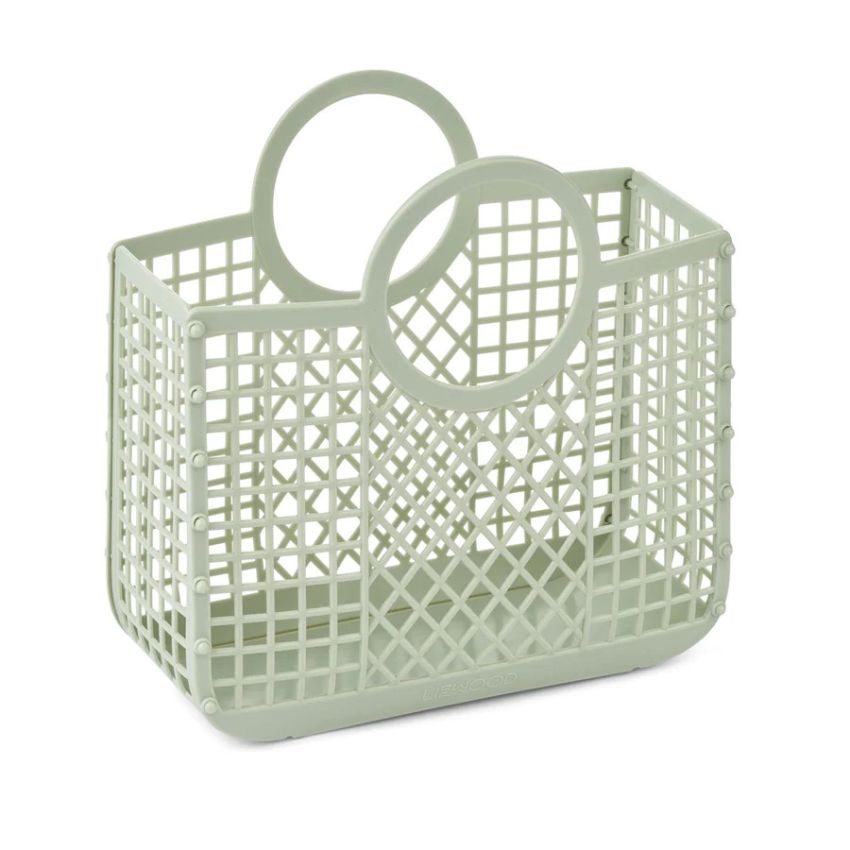 LIEWOOD - Samantha Korbtasche Klein Dusty Mint