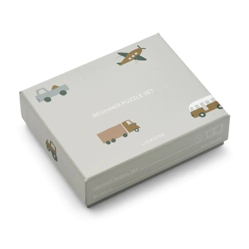 LIEWOOD - Papier Collection: Anfänger Puzzle Brett Fahrzeuge