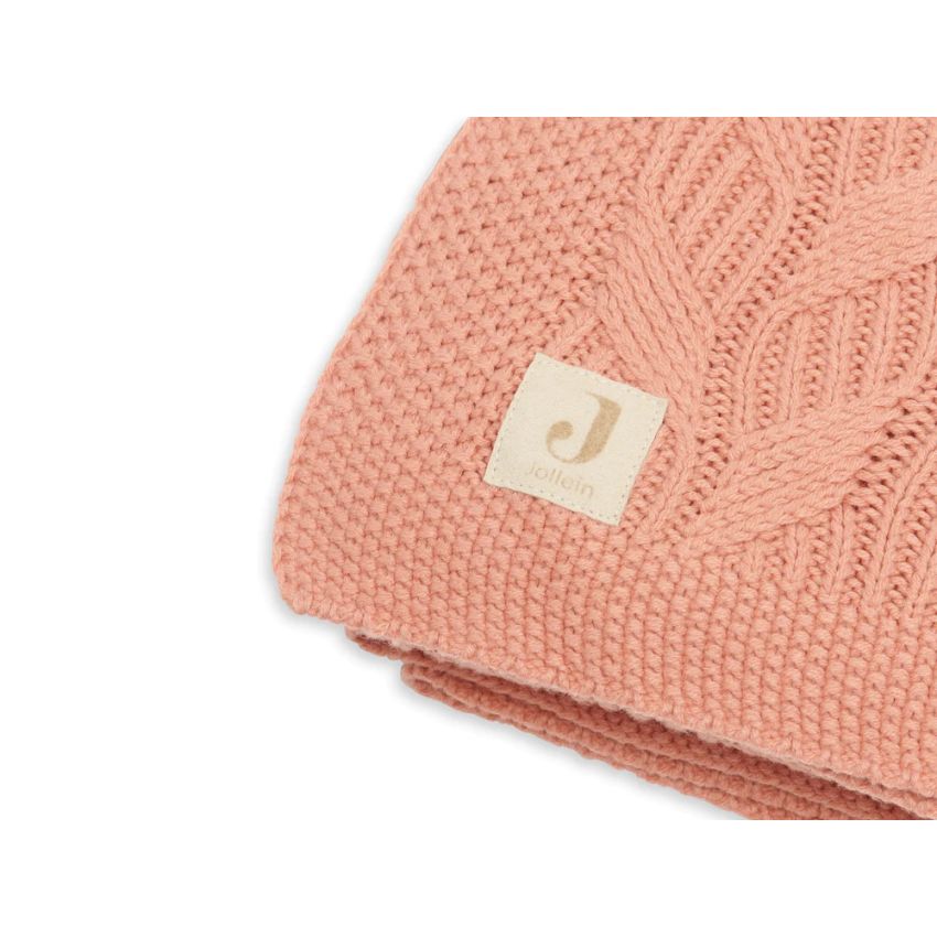 Jollein - Strickdecke River Rosewood Light