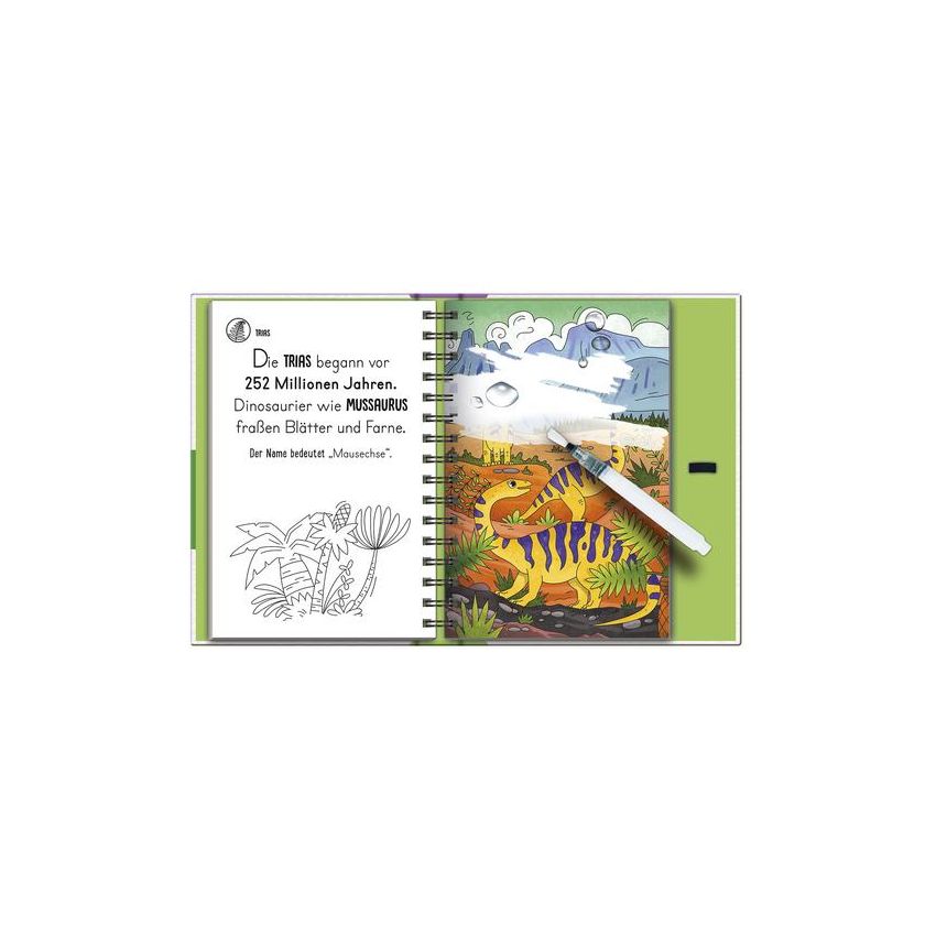 Ullmann Verlag - Magic Water Colouring - Dinosaurier einfach mit Wasser malen