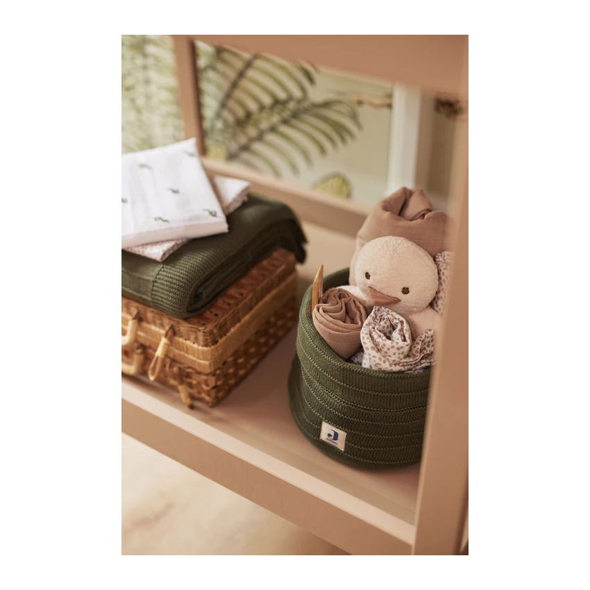 Jollein - Aufbewahrungskörbchen Green Leaf