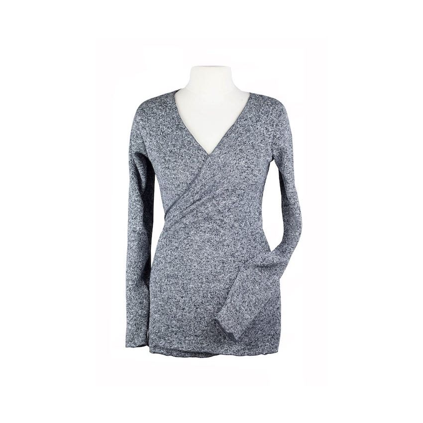 Angel wings 09853 -  Mama- Baby Sweater dick grau