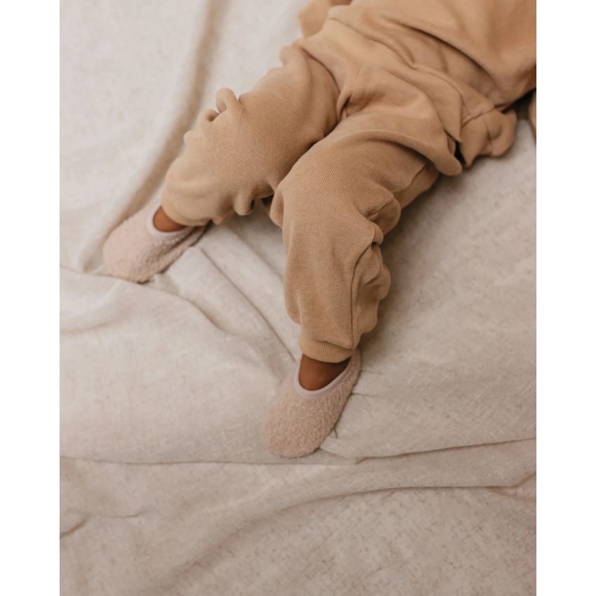 Mrs Ertha - Sloggs Hausschuhe Teddy Ivory