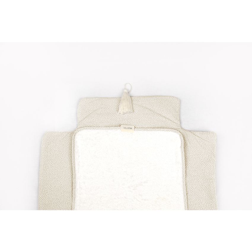 Mrs Ertha - Wickelmatte für unterwegs Beige Dots