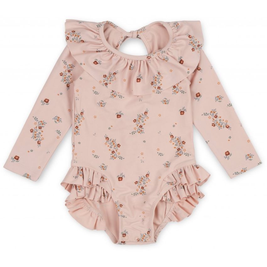Konges Sløjd - UV Badeanzug Manuca langarm Nostalgie Blush