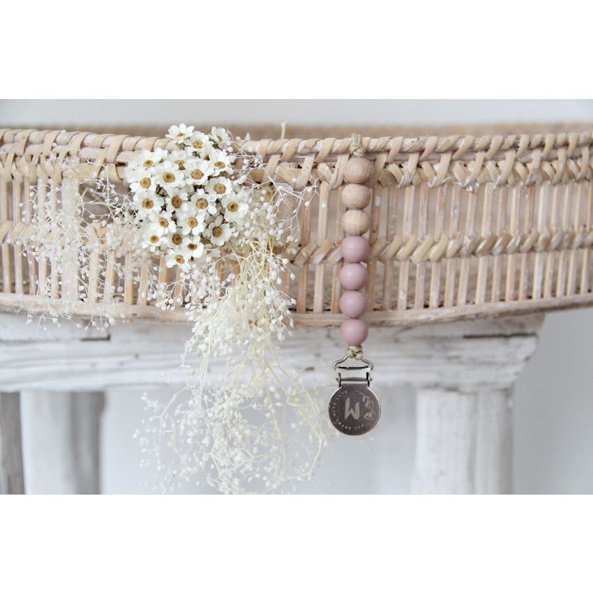 Mrs Ertha - Schnuller Clip Blush