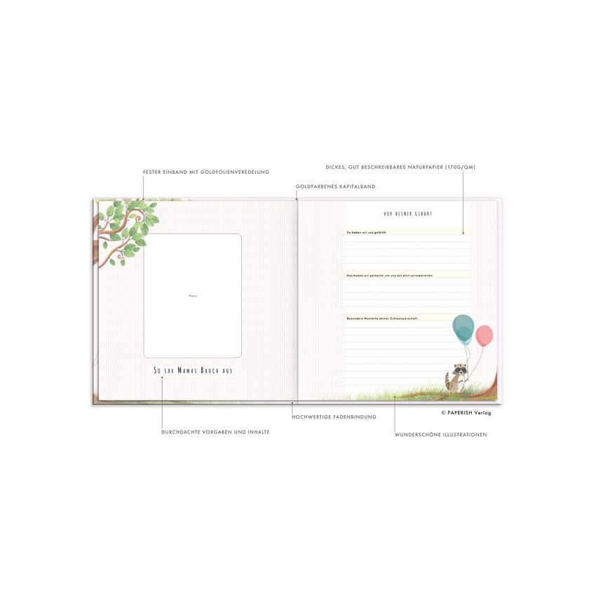 Paperish - Babyalbum - Unser Erstes Gemeinsames Jahr