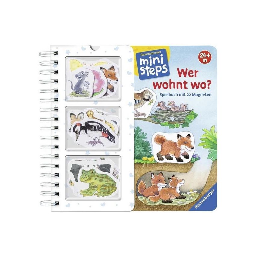 Ravensburger - Wer wohnt wo? Magnet- Spielbuch