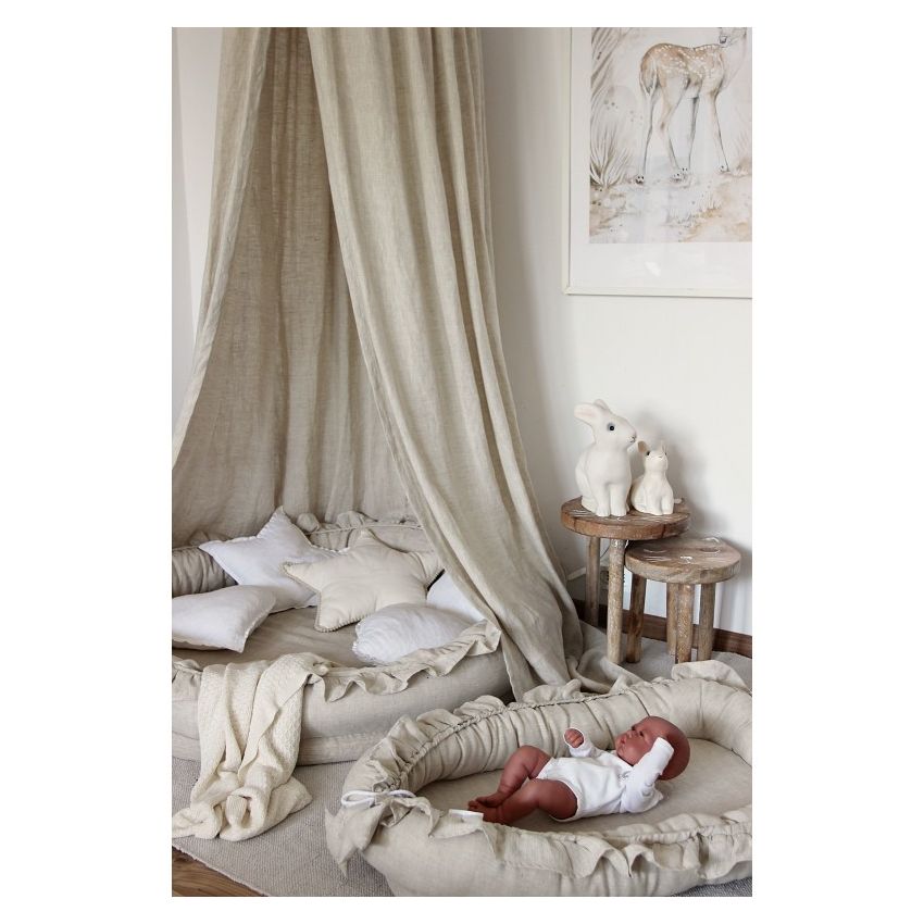 Cotton & Sweets - Baldachin pure Nature Leinen Natural