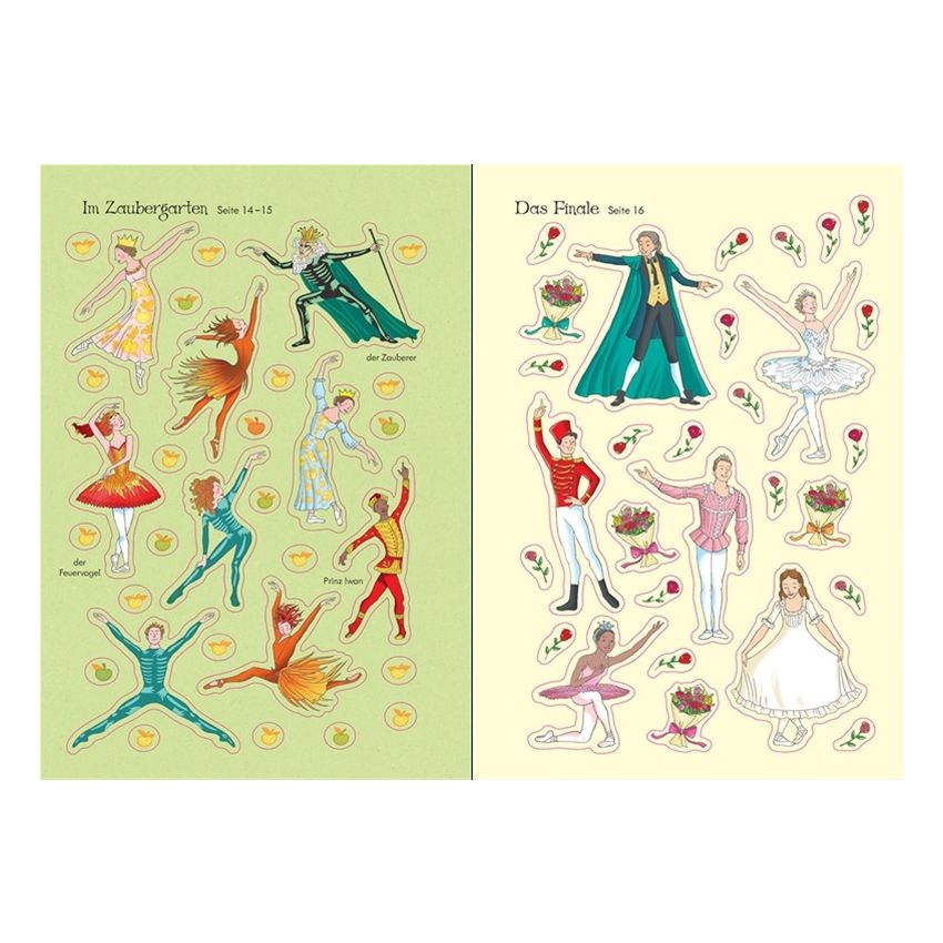 Usborne Verlag - Mein Immer-wieder-Stickerbuch: Ballett