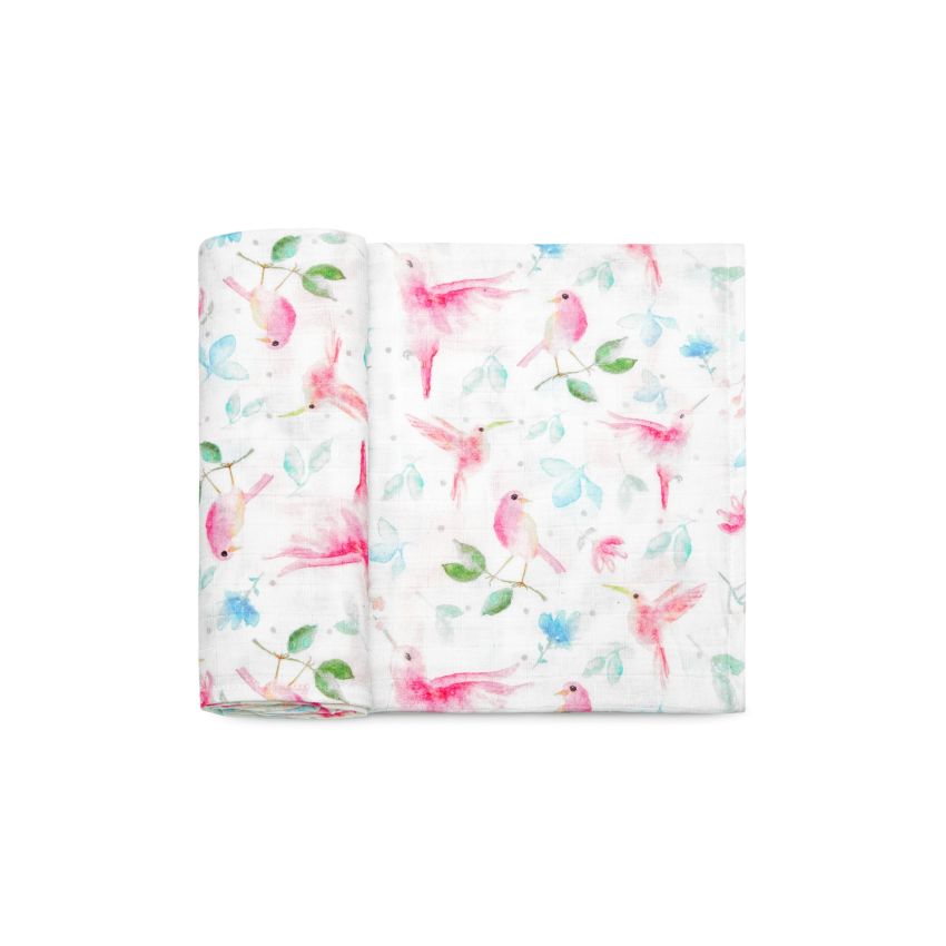Maylily - Bambus Muslin Square Paradiese Birds
