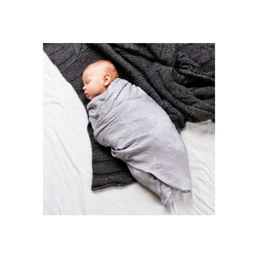 Maylily - Bambus Muslin Swaddle Swallows