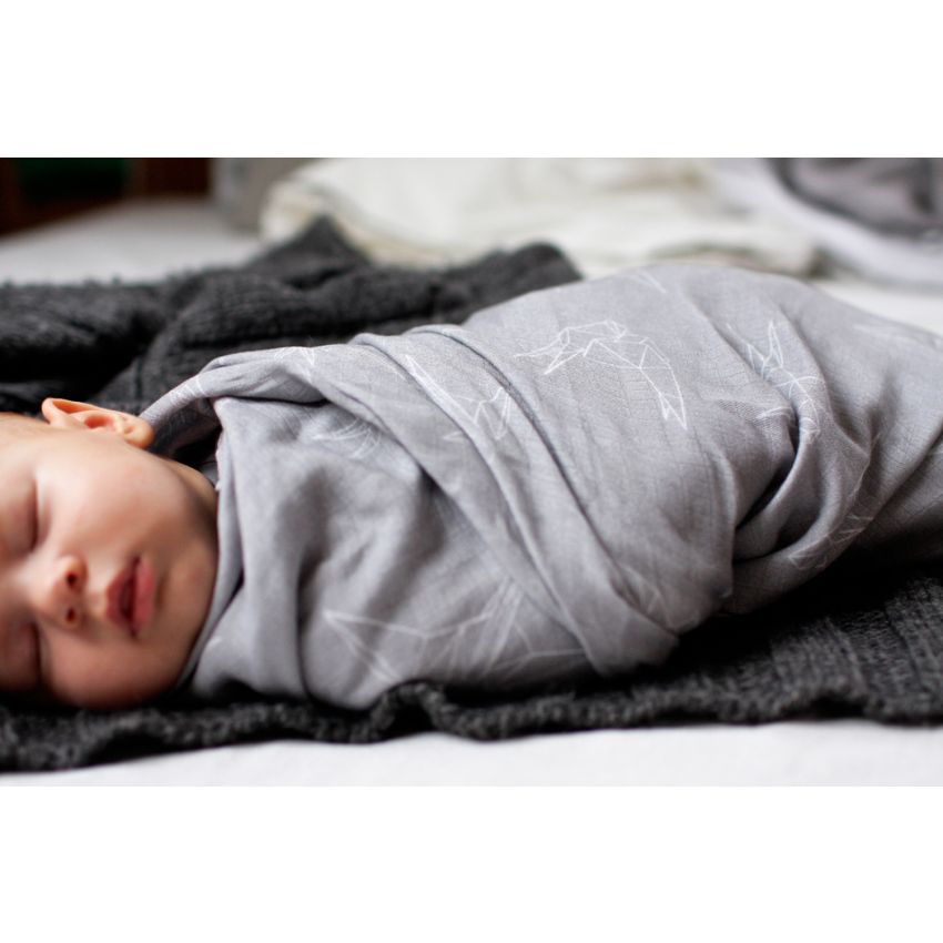 Maylily - Bambus Muslin Swaddle Swallows