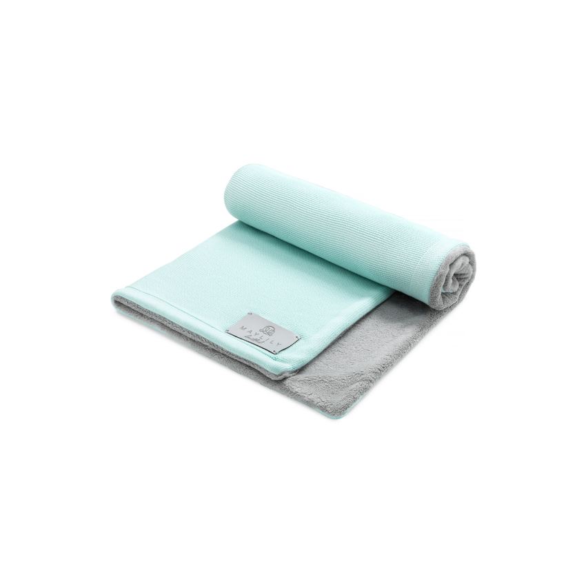 Maylily - Bambooloove Fleece Decke mint