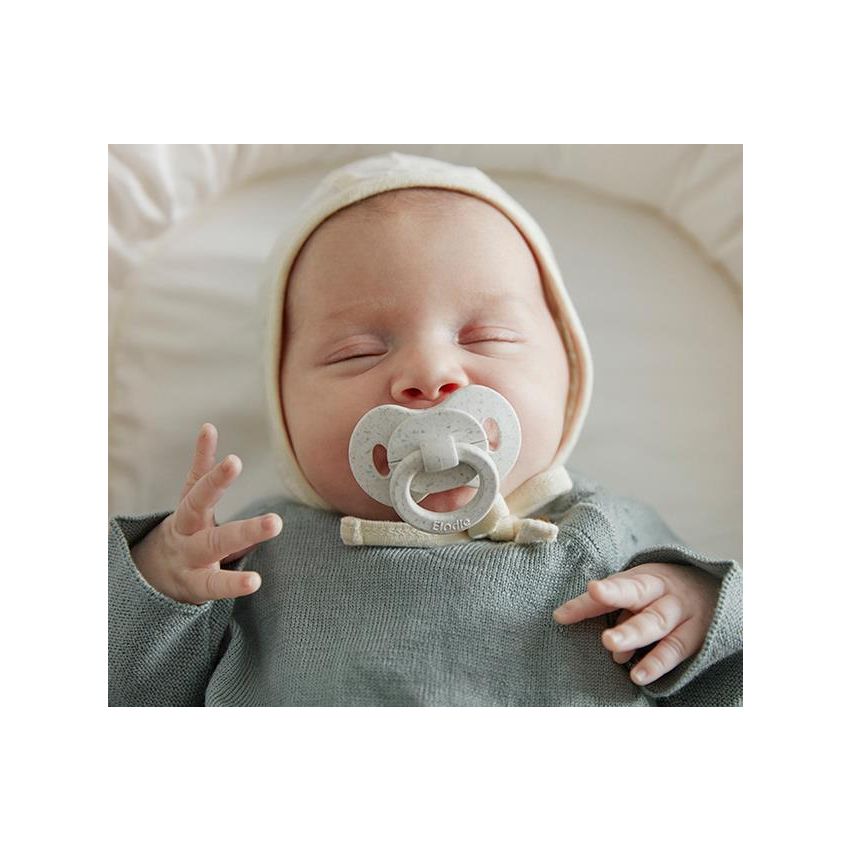 Elodie - Schnuller Bambus Vanilla White Latex 0M+