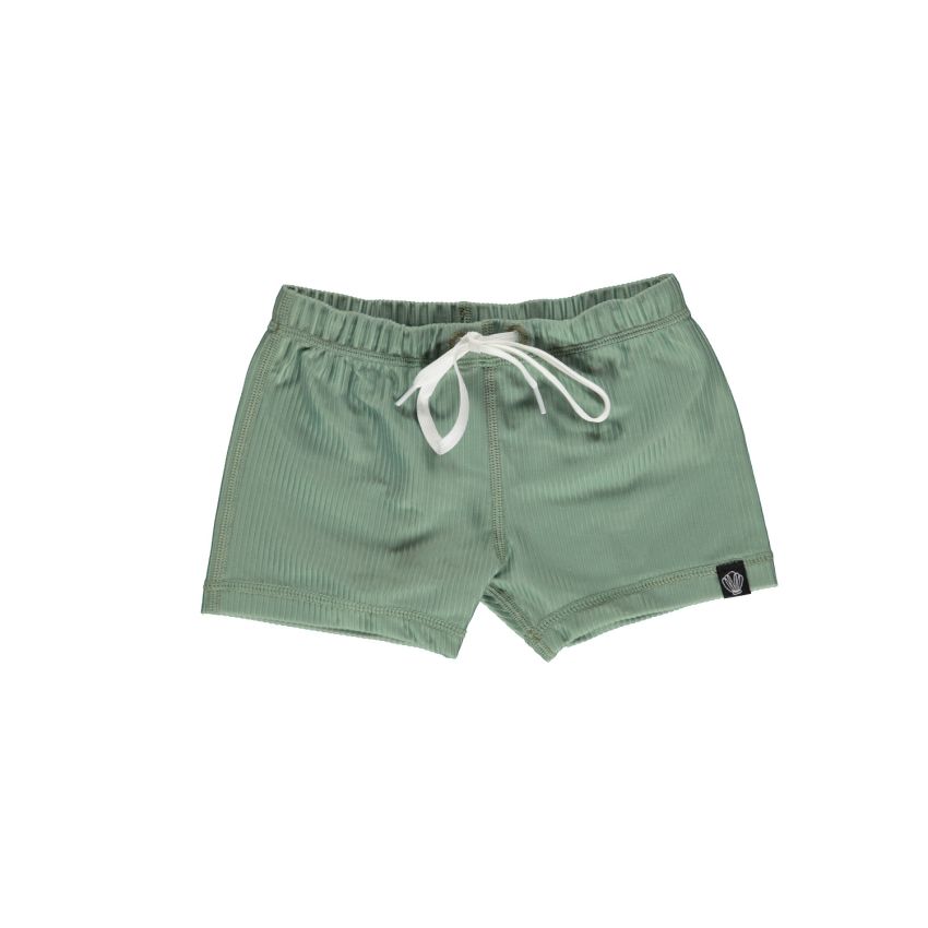 Beach & Bandits - UV Badeshorts Ribbed Basil