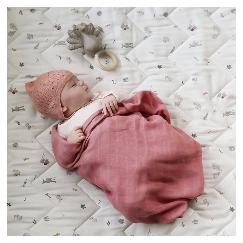 Cam Cam Copenhagen Swaddle Muslin Berry 120x120cm
