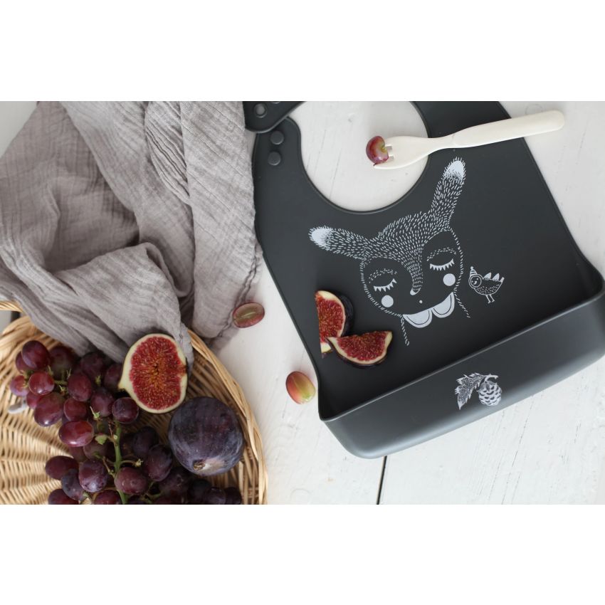 Lille Vilde - Silikon Lätzchen Bunny and Bird