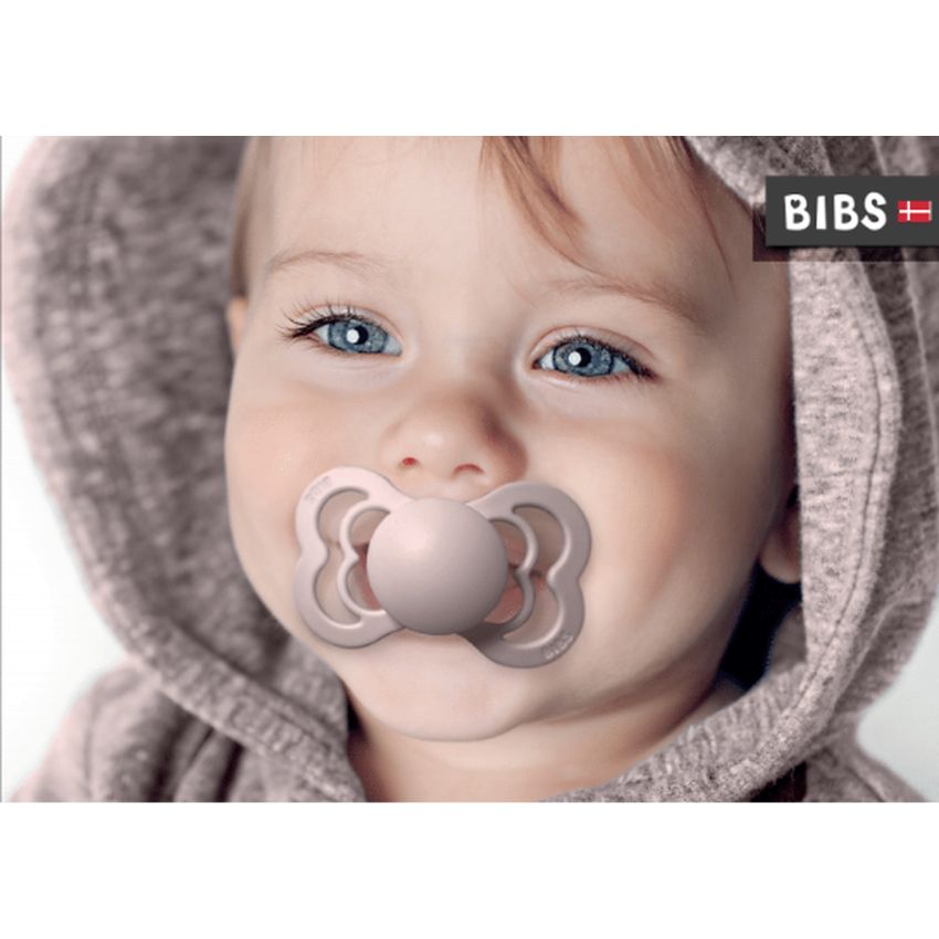 BIBS - SUPREME Silikon Coral-White Gr. 2