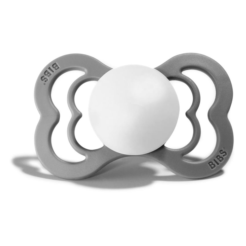 BIBS - SUPREME Latex Smoke-White Gr. 2