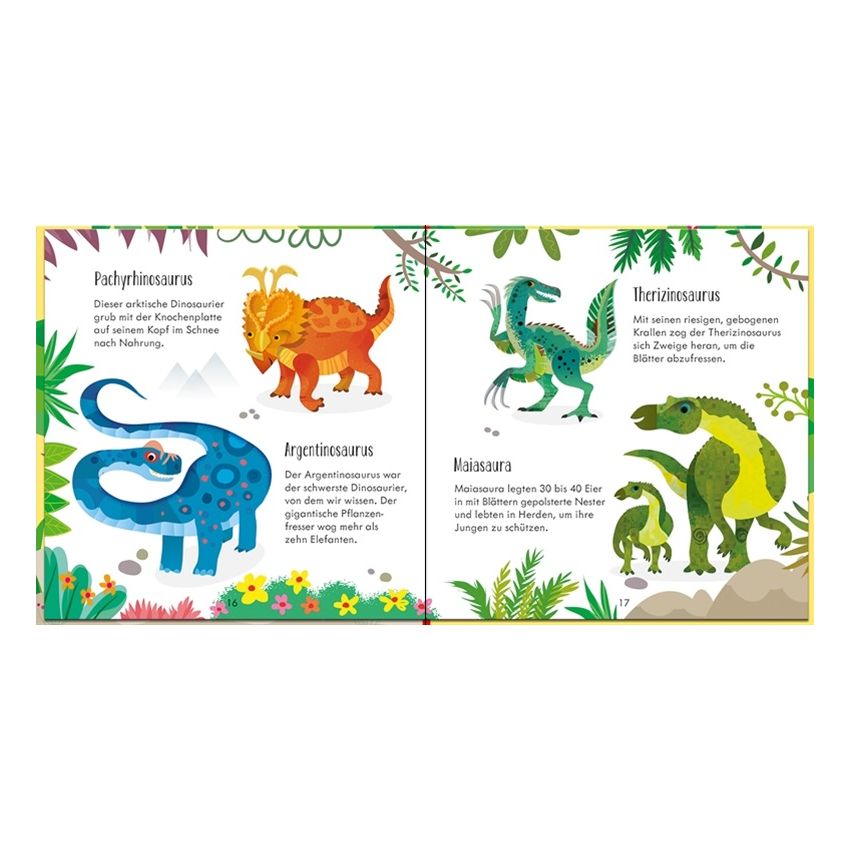 Usborne Verlag - Mein buntes Memo und Bilderlotto: Dinosaurier mit Buch