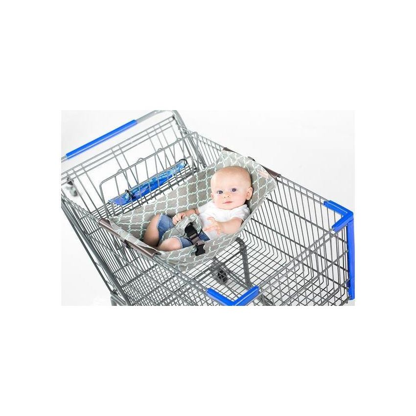 Binxy Baby - Einkaufswagen Hängematte Grey Aqua