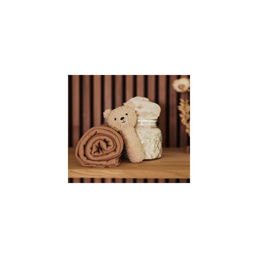 Jollein - Teddy Plüsch Rassel Bär Natrel
