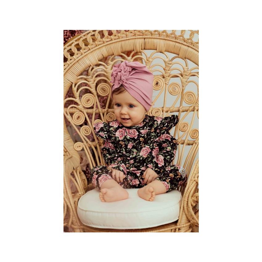 Hey Popinjay! - Strampler mit Rüschchen Black Roses