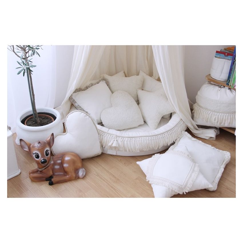 Cotton & Sweets - Kissen Square Lace Boho