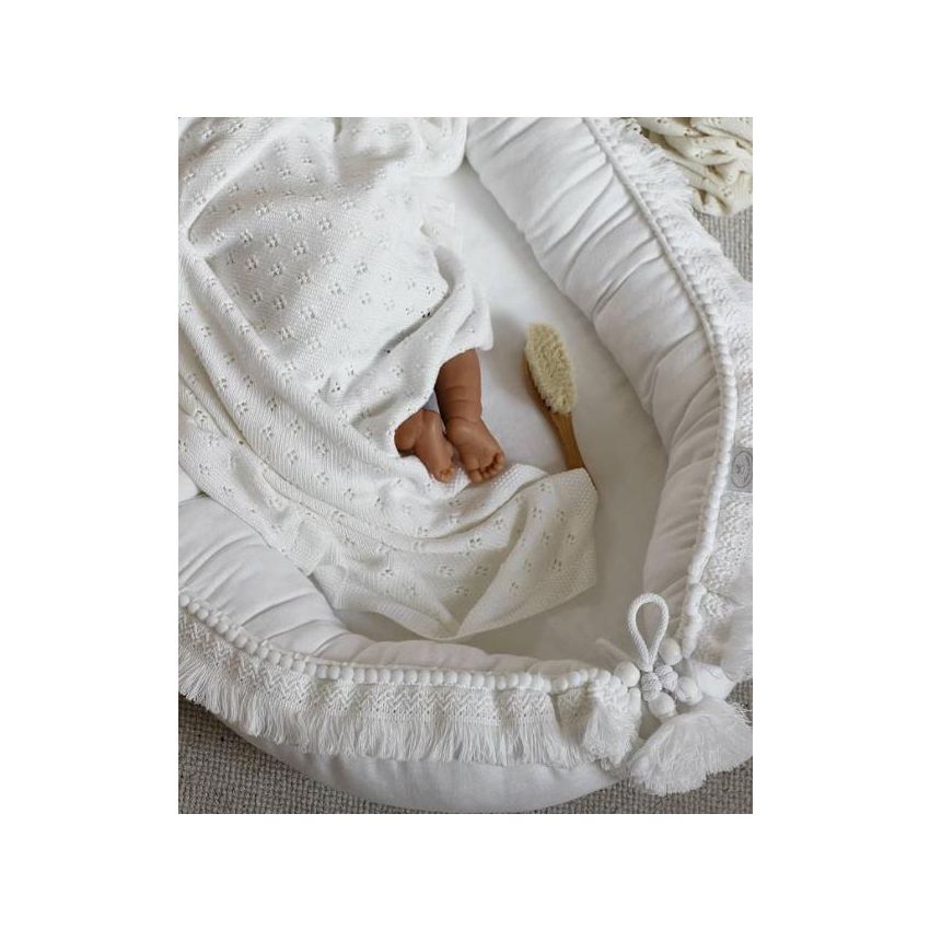 Cotton & Sweets - Babynest Boho Weiss