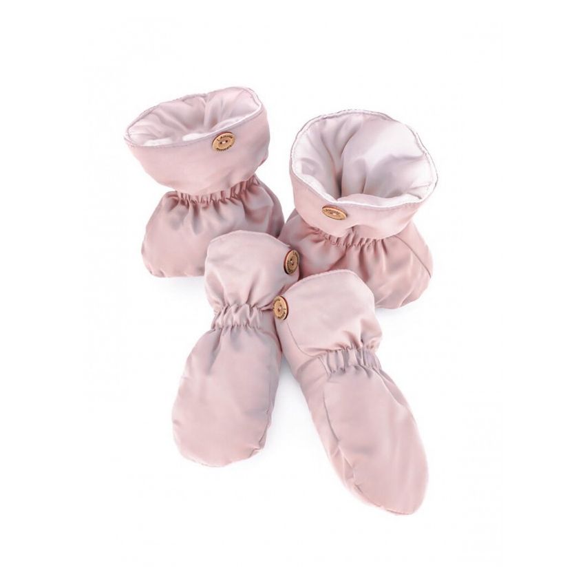 LAttante - Handschuhe & Booties Set Everst altrosa