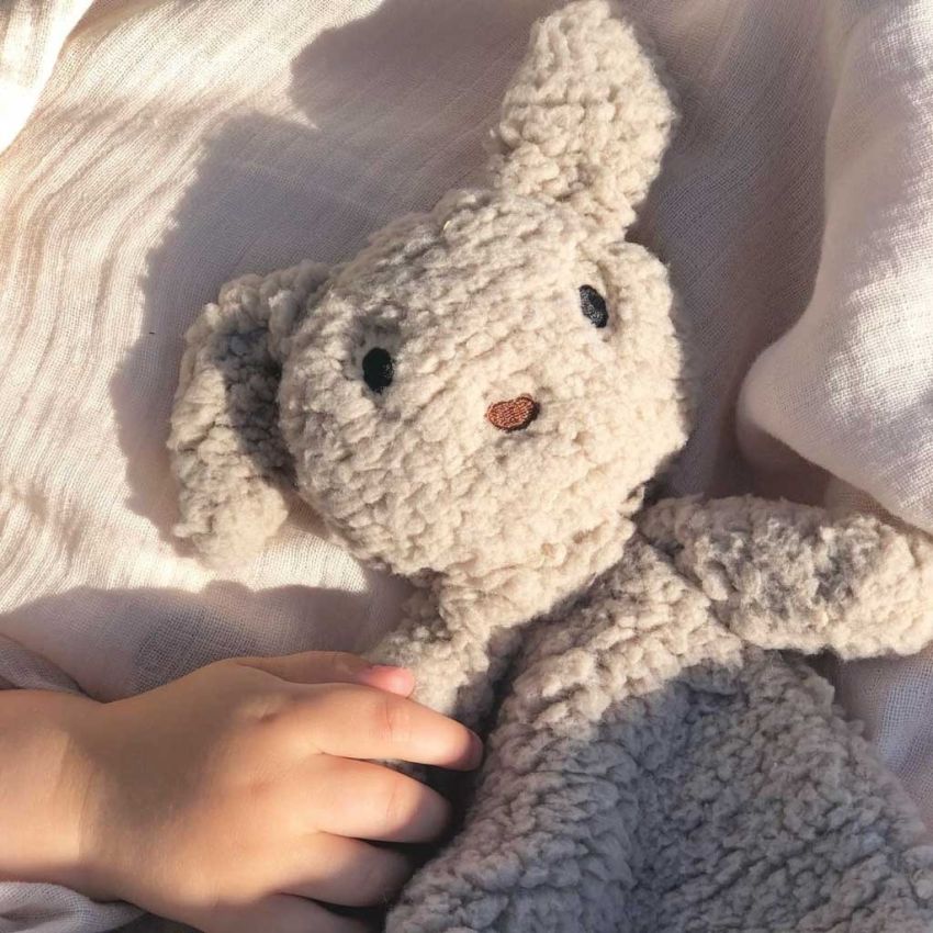 petú petú - Kuscheltuch Hase