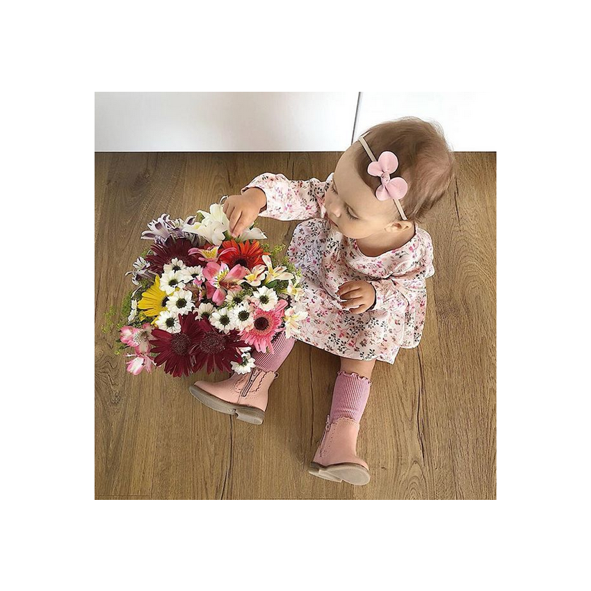 Oh my mini - Stirnband 3er Set Mäschchen Rosa, nude, dunkelgrau