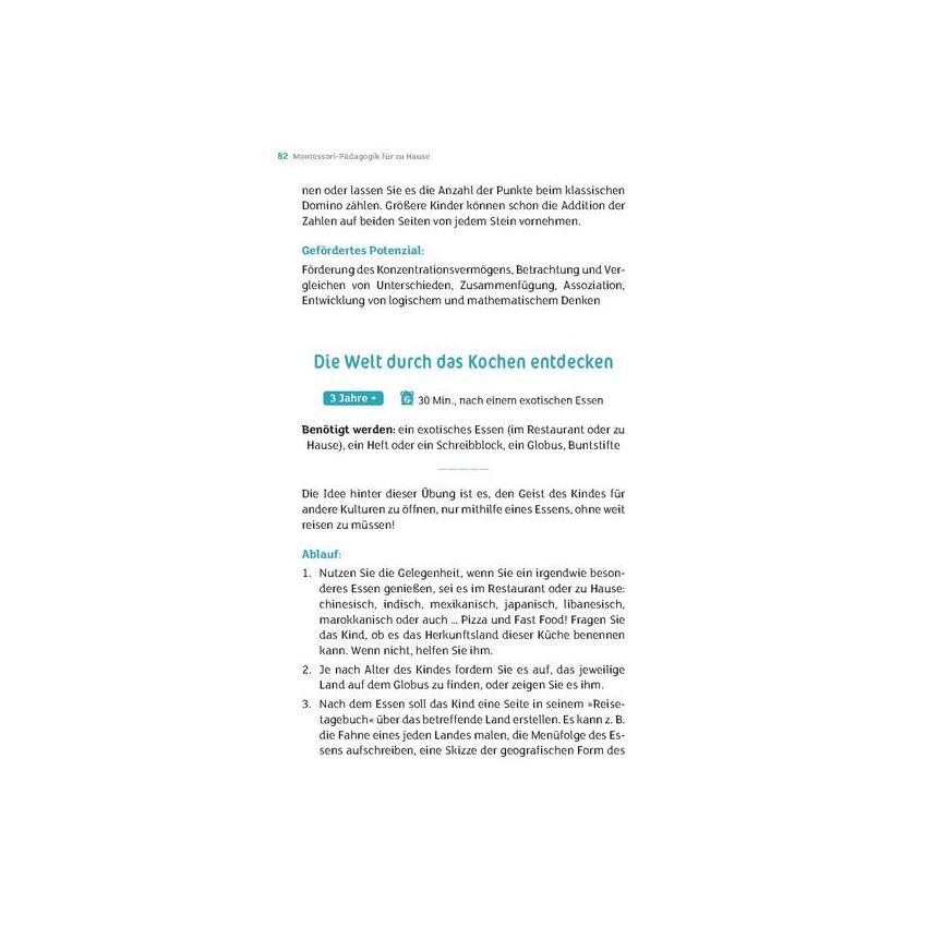 Anaconda Verlag - Montessori- Pädagogik für zu Hause