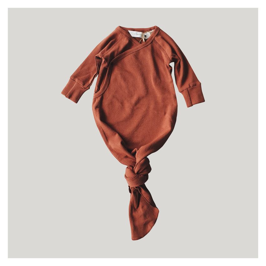 Susukoshi - Strampelbody Kimono Burnt Orange