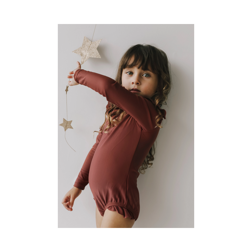 Jamie Kay - Everly langer Badeanzug Clay