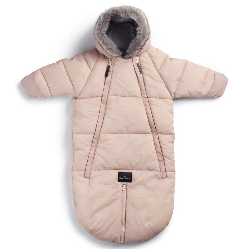Elodie - Fusssack Overall Powder Pink (geeignet für Autositz)
