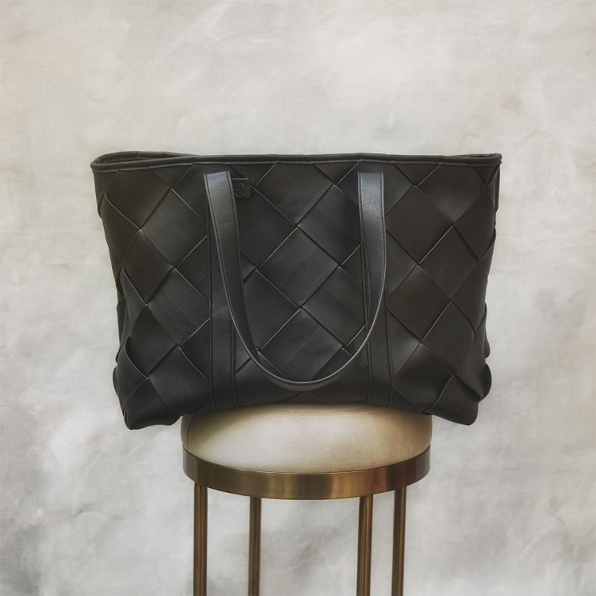 Elodie - Wickeltasche Veganes Leder Schwarz