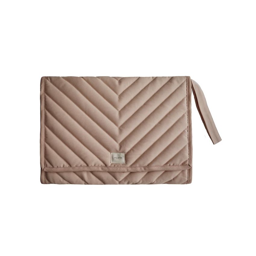 Mushie - Wickelmatte für unterwegs Natural