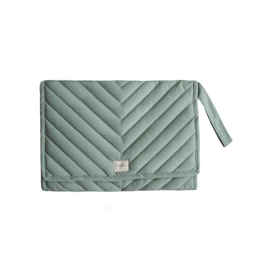 Mushie - Wickelmatte für unterwegs Roman Green