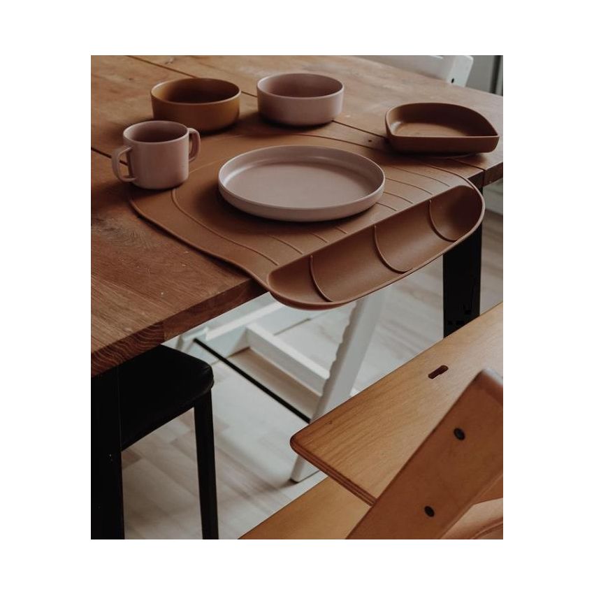 littleCHEW - Tischset Rainbow Pale Mauve