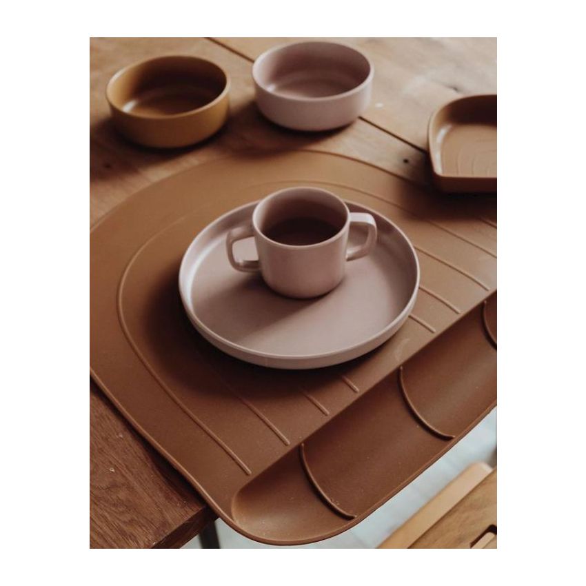 littleCHEW - Tischset Rainbow Pale Mauve