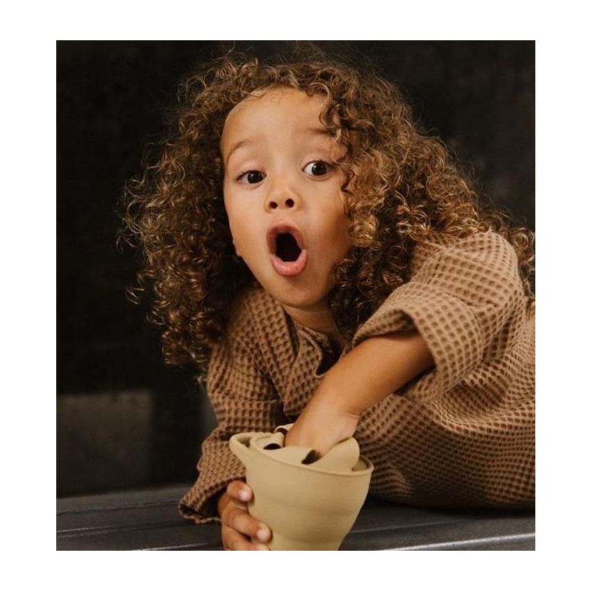 littleCHEW - Snackbecher faltbar Clay